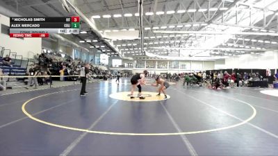 184 lbs Cons. Round 4 - Nicholas Smith, Rit vs Alex Mercado, Centenary (nj)