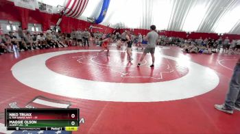 113 lbs Semis & Wb (16 Team) - Maggie Olson, Albert Lea vs Niko Truax, IL Top Dawgs NAVY