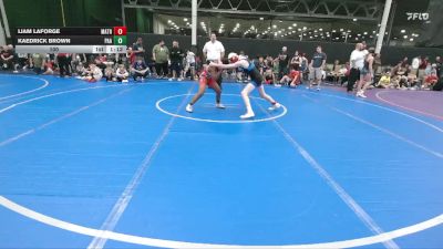 100 lbs Round 2 (6 Team) - Liam LaForge, Mat Assassins Red vs Kaedrick Brown, PA Alliance