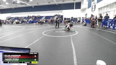 113 lbs Cons. Semi - Yaideen Rivera, El Dorado High School vs Dylan Anderson, Live Training Wrestling