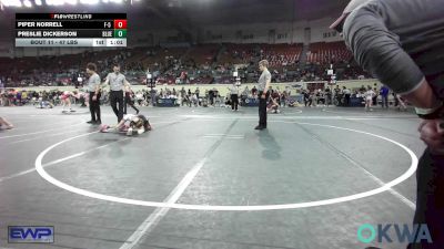 47 lbs Final - Piper Norrell, F-5 Grappling vs Preslie Dickerson, Blue Devil Wrestling Club