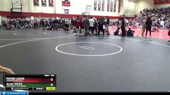 165 lbs Champ. Round 1 - Patrik Leder, Simon Fraser (B.C.) vs Elias Wiles, University Of Alberta