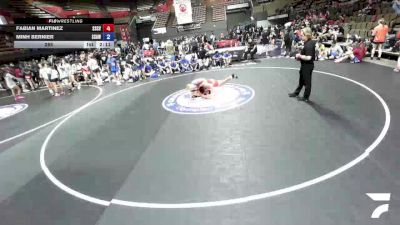 285 lbs Fabian Martinez, SCVWA - Santa Clara Valley Wrestling Association vs Minh Bernier, SAWA - Sacramento Area Wrestling Association