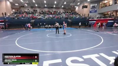 235 lbs Cons. Round 1 - Addyson Slaton, Conroe Oak Ridge vs Gensis Mejia, Klein Forest