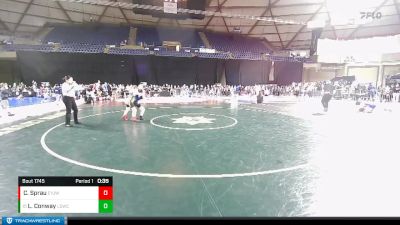 78 lbs Champ. Round 1 - Logan Conway, Lake Stevens Wrestling Club vs Carter Sprau, Enumclaw Yellow Jackets Wrestling Club