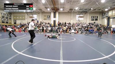 120 lbs Round Of 16 - Michael Barry, Wakefield vs Jayden Perrier, Southwick-Tolland