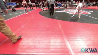 85 lbs Round Of 16 - Jackie Allen, Collinsville Cardinal Youth Wrestling vs Brooks Gallier, Verdigris Youth Wrestling