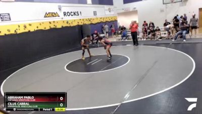 126 lbs Cons. Round 5 - Cilus Cabral, Grindhouse Wrestling Club vs Abraham Pablo, Top Dawg Wrestling Club