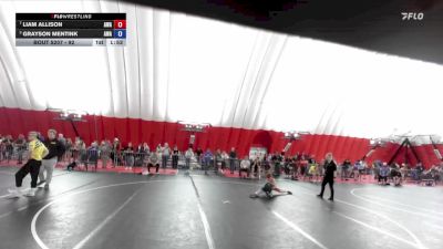 92 lbs Cons. Round 3 - Liam Allison, Askren Wrestling Academy vs Grayson Mentink, Askren Wrestling Academy