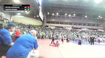 64 lbs Cons. Semi - Keylee Alsobrook, Harrison Youth Wrestling vs Karsyn Hughes, Greenwood Wrestling Academy