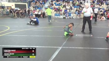 90 lbs Semifinal - Colton Hale, Warhawks vs Noah Dean, Predators