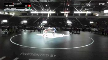 Girls 120 lbs 1st Place Match - Eva Reinitz, Centralia (Girls) vs Finley Houck, Shorewood (Girls)