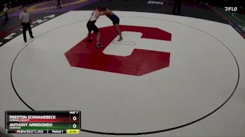 Cons. Round 1 - Preston Schwanebeck, Perkins County vs Anthony Arredondo, Overton