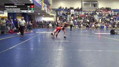 127 lbs Consy 4 - Chris Phillips, Baylor-TN vs Cullen Edwards, St. Francis-NY