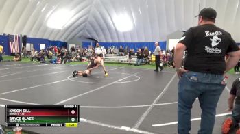 120 lbs Round 4 (10 Team) - Bryce Glaze, Death Sq vs Kason Dill, Bandits