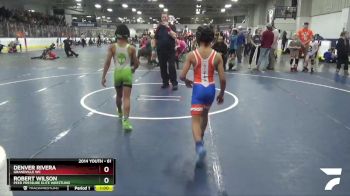 61 lbs 5th Place Match - Robert Wilson, Peer Pressure Elite Wrestling vs Denver Rivera, Grandville WC