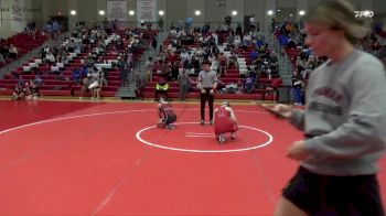 145 lbs Quarterfinal - Haylee Black, Thompson HS vs Makiya McRae, Sparkman