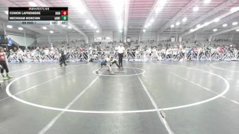 70 lbs Rr Rnd 1 - Conor Lafreniere, Iron Faith Wrestling vs Beckham Borchin, All-American Wrestling Club Blue