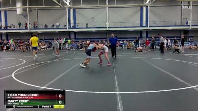 115 lbs Round 9 (10 Team) - Tyler Youngcourt, Mat Assassins Black vs Marty Koert, Iron Horse