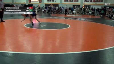 70 lbs Cons. Round 2 - Stetson Jenkins, Lynx Wrestling Club vs Brennan Bachman, Delaware County Wrestling Club