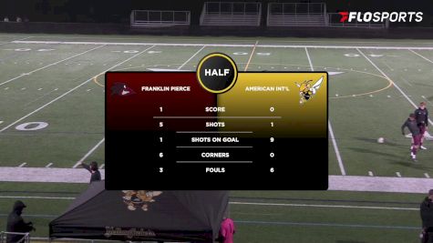 Replay: Franklin Pierce vs AIC | Sep 25 @ 7 PM