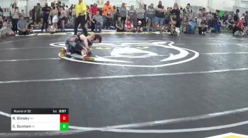 90-J lbs Round Of 32 - Raymond Glinsky, NY vs Casey Dunham, MI