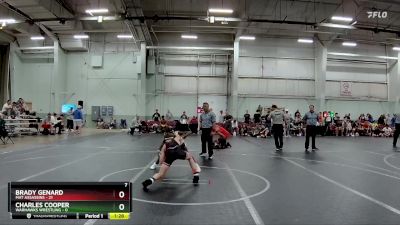 96 lbs Round 1 (8 Team) - Brady Genard, Mat Assassins vs Charles Cooper, Warhawks Wrestling