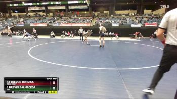 157 lbs Semifinal - 1 Brevin Balmeceda, Life vs 12 Trevor Burdick, Reinhardt