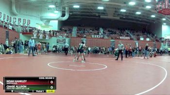 100 lbs Cons. Round 2 - Noah Hankley, Unattached vs Chase Allison, Highland Wrestling Club