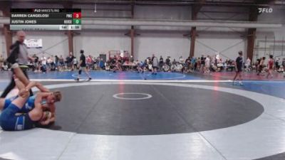 132 lbs Consi Of 8 #1 - Darren Cangelosi, Prime Wrestling Club vs Justin Jones, Iron Horse