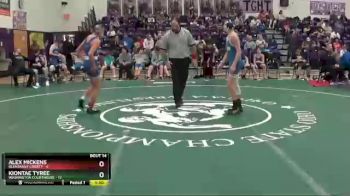 122 lbs Round 5 (6 Team) - Alex Mickens, Olentangy Liberty vs Kiontae Tyree, Washington Courthouse