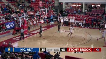 Replay: NC A&T vs Stony Brook | Jan 25 @ 12 PM