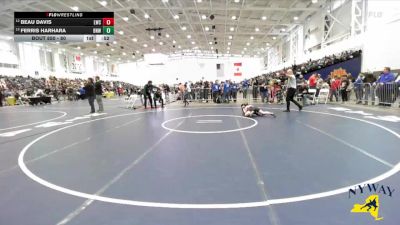 80 lbs Cons. Round 1 - Beau Davis, LeRoy Wrestling Club vs Ferris Harhara, Buffalo Nomads Wrestling