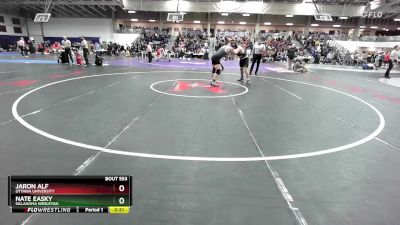 197 lbs Cons. Round 2 - Nate Easky, Oklahoma Wesleyan vs Jaron Alf, Ottawa University