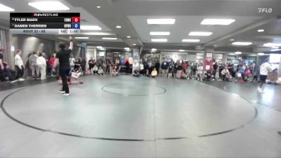 88 lbs Cons. Round 1 - Tyler Marx, Fighting Squirrels Wrestling Club vs Damen Therrien, Bonners Ferry Wrestling Club