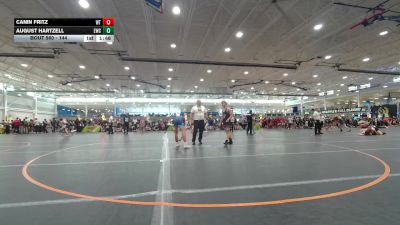 144 lbs Cons. Round 2 - Canin Fritz, Unattached vs August Hartzell, Unattached