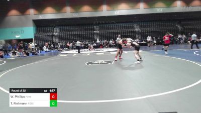 190 lbs Round Of 32 - Will Phillips, Fruitland vs Tyler Rietmann, Roseburg