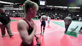 138 lbs Champ. Round 1 - Jonathon Riggs, Unattached vs Jackson Roose, AYE3