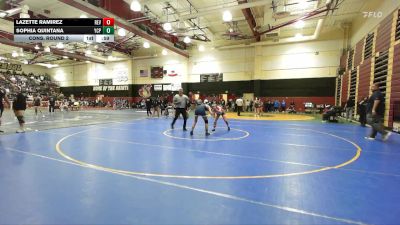 125 lbs Cons. Round 2 - Sophia Quintana, Yucaipa vs Lazette Ramirez, Redlands East Valley