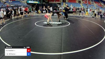 100 lbs Rnd Of 16 - Brock Goebel, NE vs Quentin Williams, IL