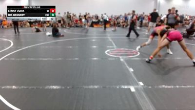 140 lbs Round 5 (8 Team) - Ethan Oliva, MF Purge Elite vs Joe Kennedy, Rabbit Wrestling Club