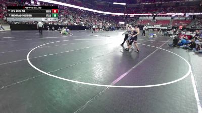 175 lbs Champ. Rd Of 16 - Thomas Heiser, Evansville vs Jax Kibler, Wilmot Union