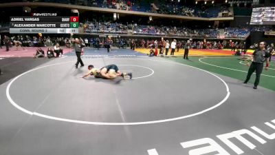 5A 175 lbs Cons. Round 2 - Alexander Marcotte, Corpus Christi Veterans Memorial vs Adriel Vargas, Mission Sharyland