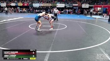 135 lbs Cons. Round 1 - Greg Turner, Bethel High School vs Wyatt Maguire, Nikiski High School