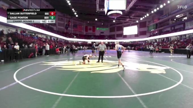 215 lbs Champ. Round 2 - Gage Ponton, Mountain View vs Dallan