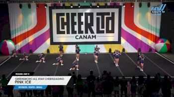 Greensboro All Star Cheerleading - Pink Ice [2024 L2 Youth - Small Day 2] 2024 CANAM Grand Nationals
