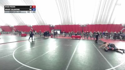 157 lbs 5th Place Match - Ryan Frank, Aviators Wrestling vs Brady Valentine, Weigh In Club