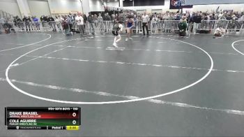 150 lbs Cons. Round 7 - Cole Aguirre, Purler Wrestling Inc vs Drake Brasiel, Arsenal Wrestling Club