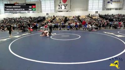 124 lbs Cons. Round 2 - Michael Trifiletti Jr., Washingtonville Wizards Wrestling vs Ryder Jimerson, Salamanca Wrestling Club