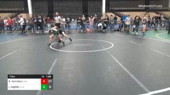 73 lbs Prelims - Aiden Herndon, Broad Axe Wrestling Club Red vs Jalal Naghib, Minion Green ES